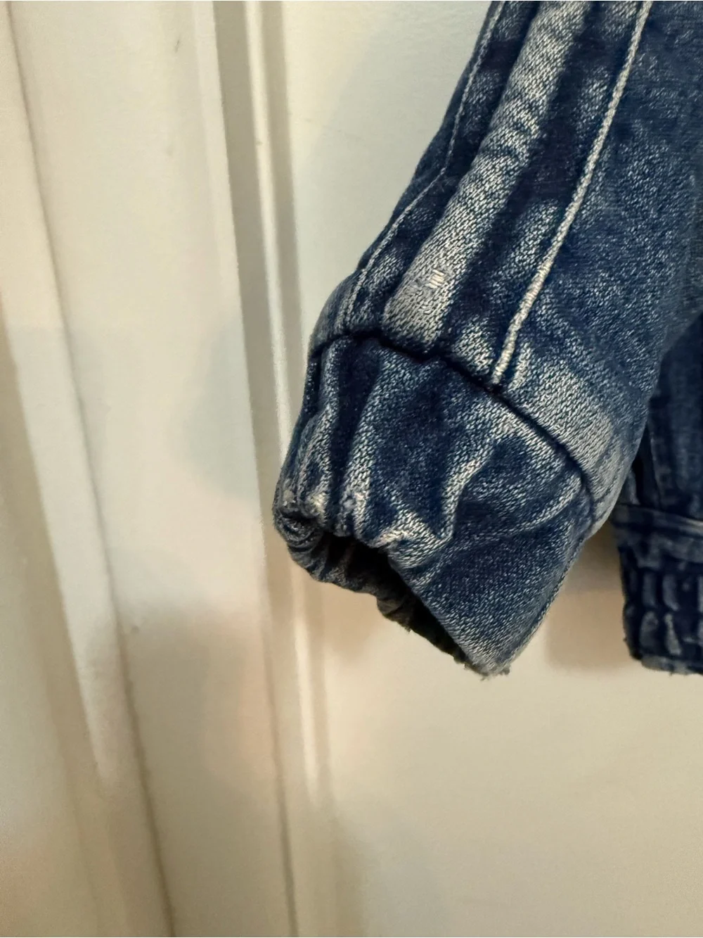 Urban Equipment Kids Blue Distressed WashDenim Moto Jacket